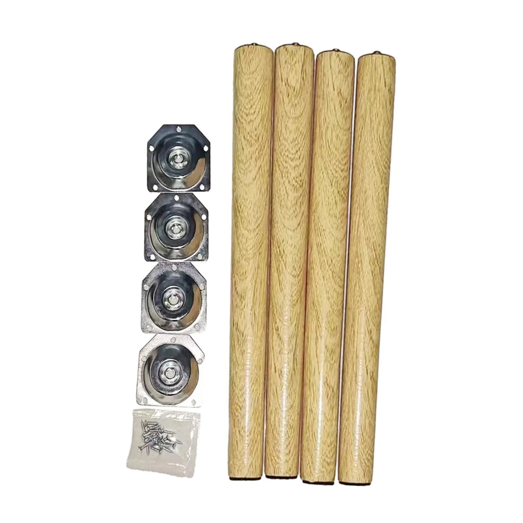 4Pcs Wooden Furniture Legs 50cm C723