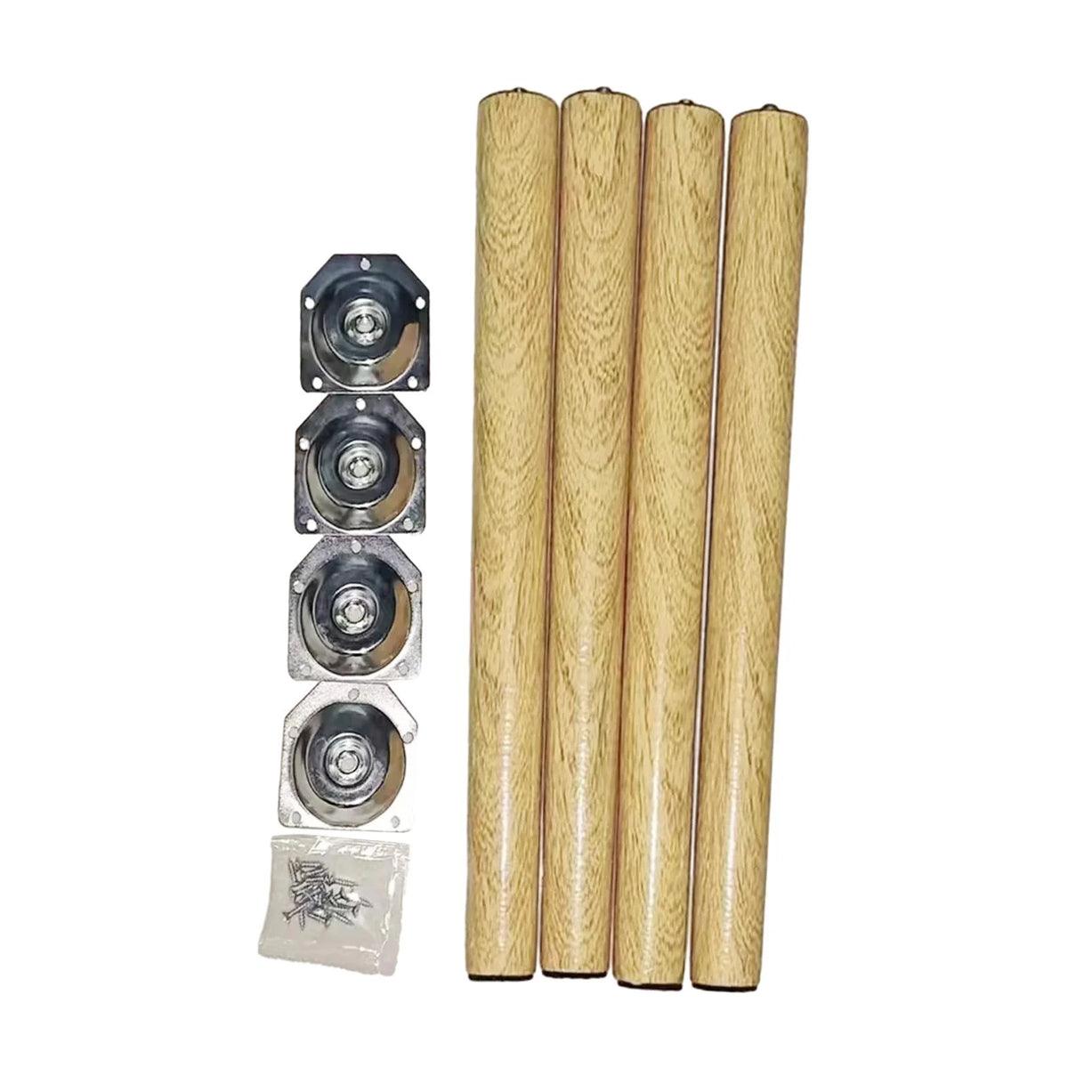 4Pcs Wooden Furniture Legs 50cm C723
