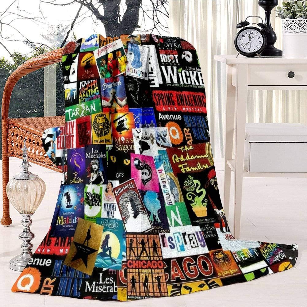 Fleece Blanket Soft Plush Throw 59x78.7 Q83501