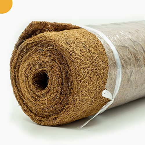 12x80 inch Natural Coconut Fiber Liner Roll D722