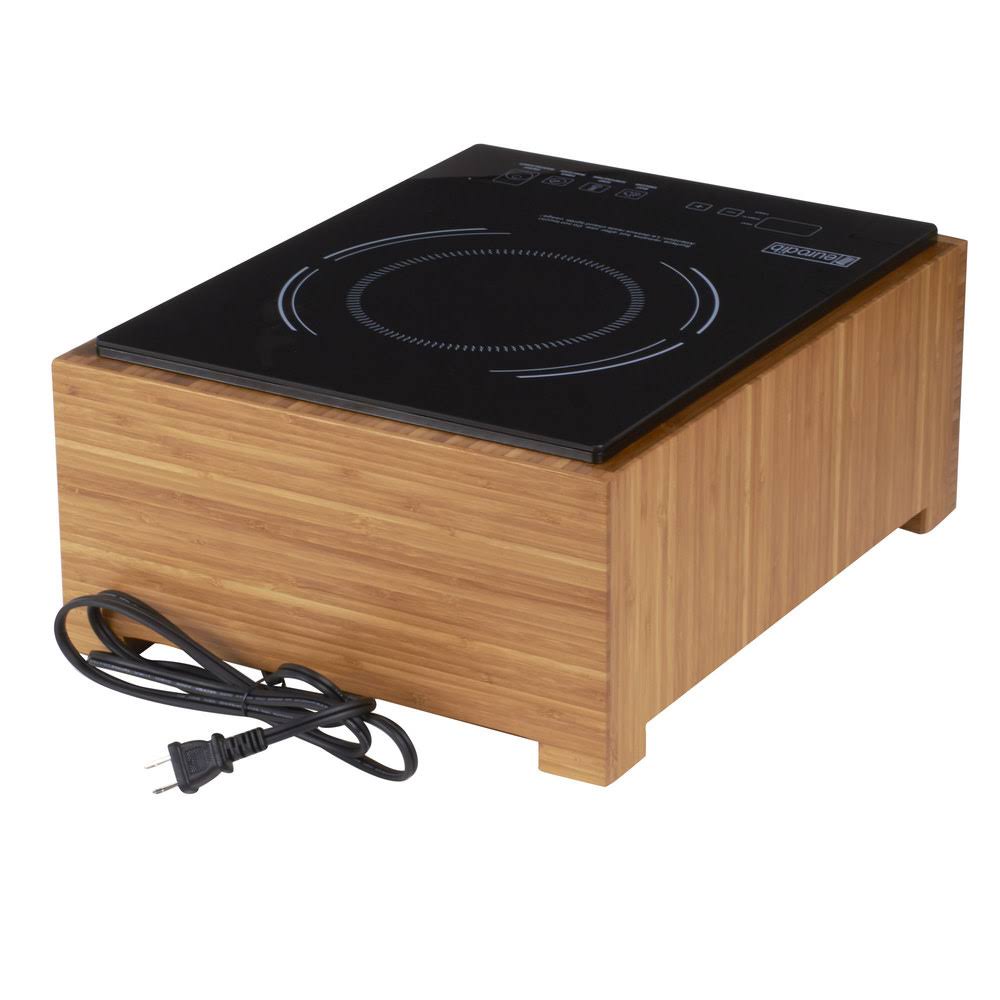 Bamboo Countertop Induction Cooker, 120V, 1600W J962753