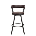 Brown Swivel Stool, Set of 2 U111