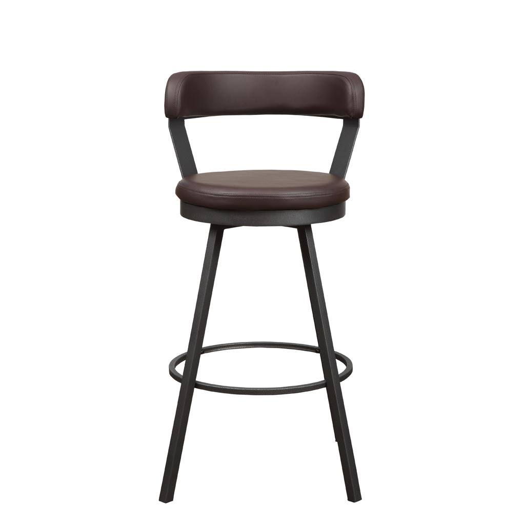 Brown Swivel Stool, Set of 2 U111