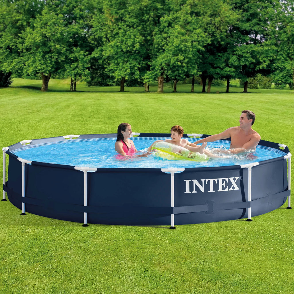 Metal Frame Above Ground Swimming Pool with Pump Z22074