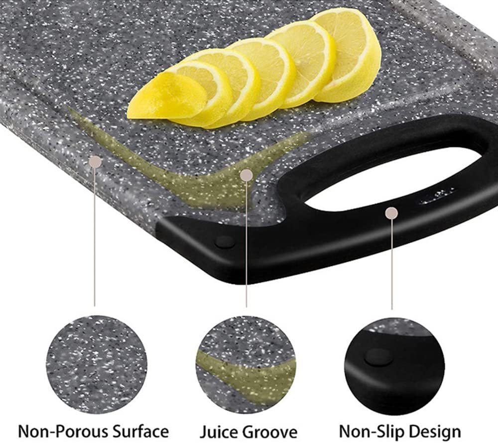 Set of 3 Cutting Boards with Juice Grooves & Carrying Handle B88183
