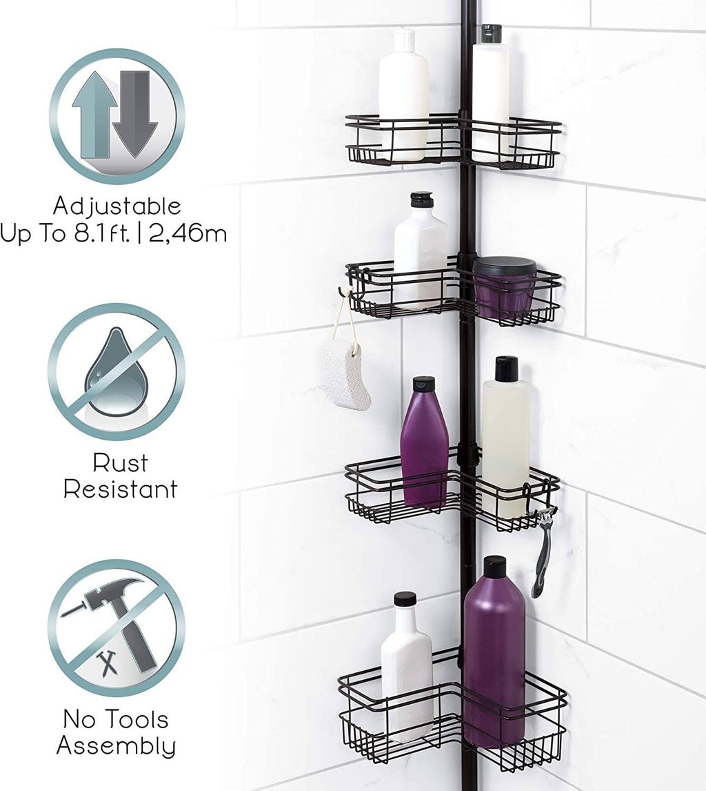 Bronze Pole Shower Caddy T849