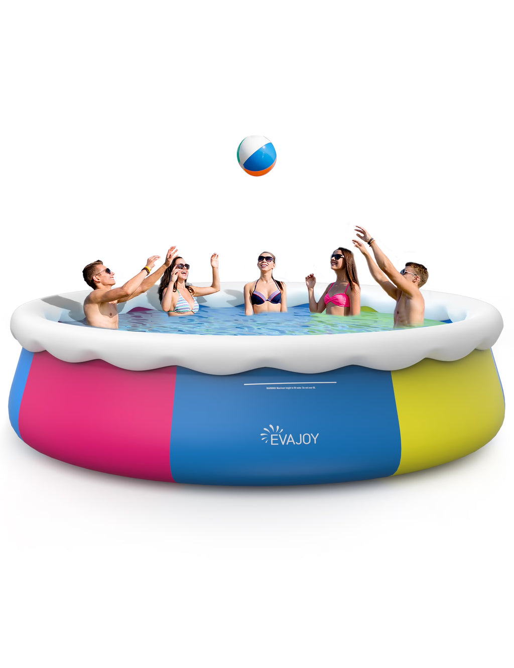 18ft *48in Above Ground Swimming Pool with Filter Pump, Ladder, Ground Cloth and Cover C5777