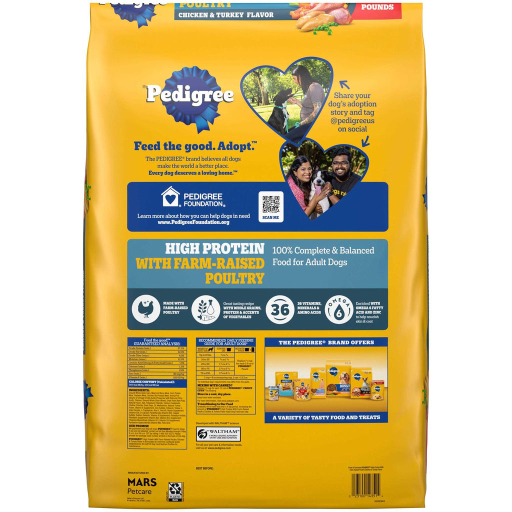High Protein Chicken and Turkey Dry Dog Food R22966