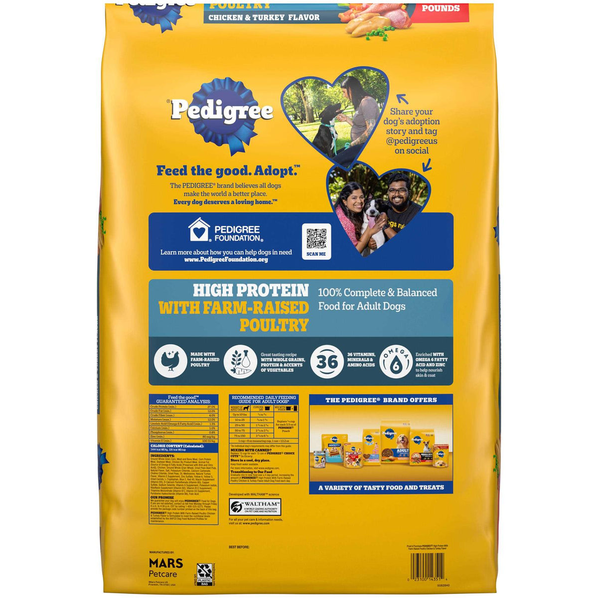 High Protein Chicken and Turkey Dry Dog Food R22966