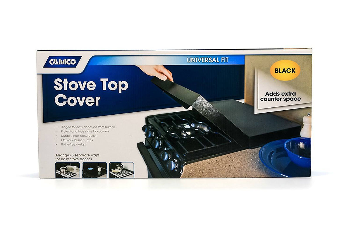 Black Universal Fit Stove Top Cover K14202