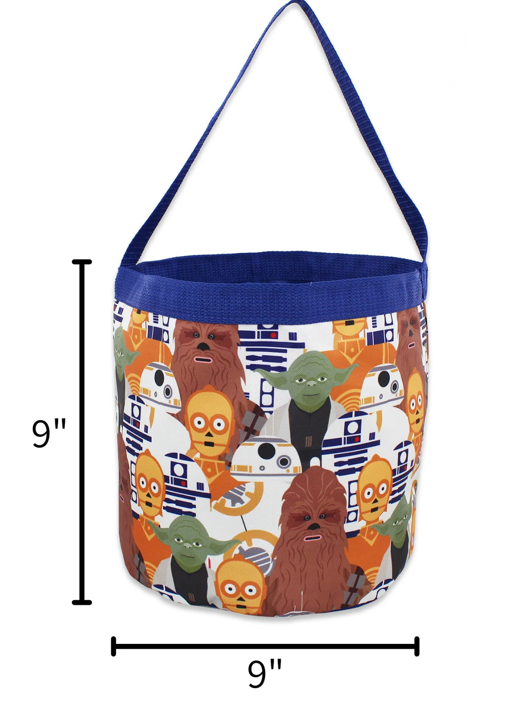 Yoda Nylon Collapsible Toy Storage Tote Bag G106279