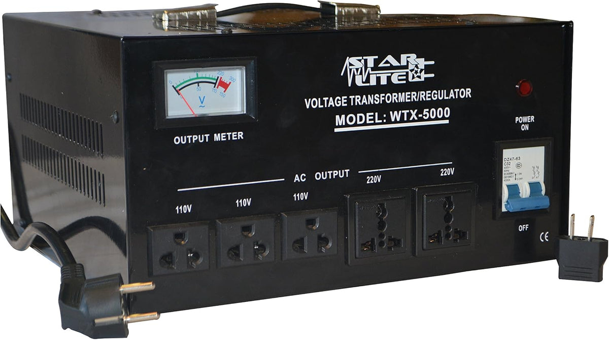 5000 Watt Step Up Down Voltage Converter Transformer 110 to 220 V O330