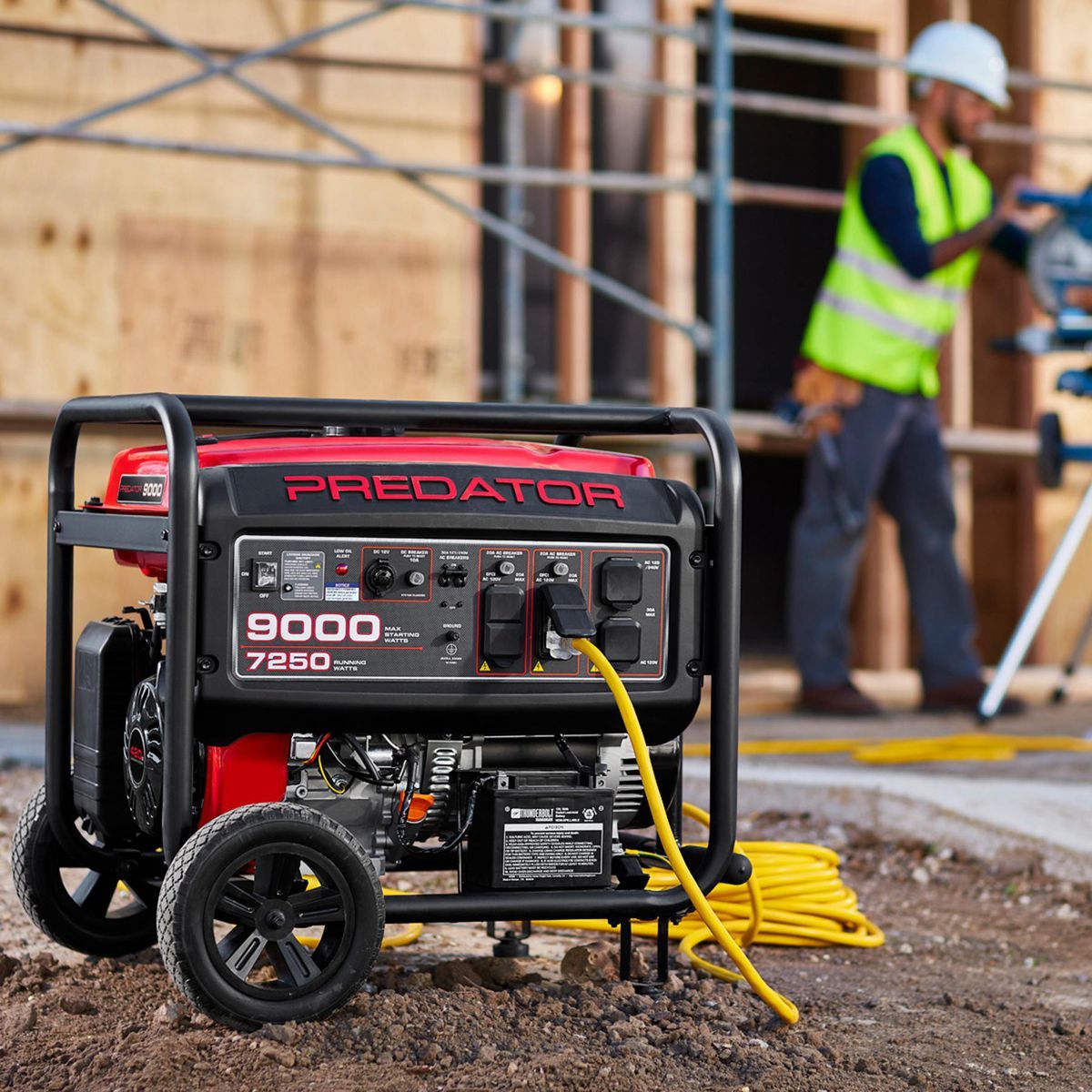 9000 Watt Gas-Powered Portable Generator L300509