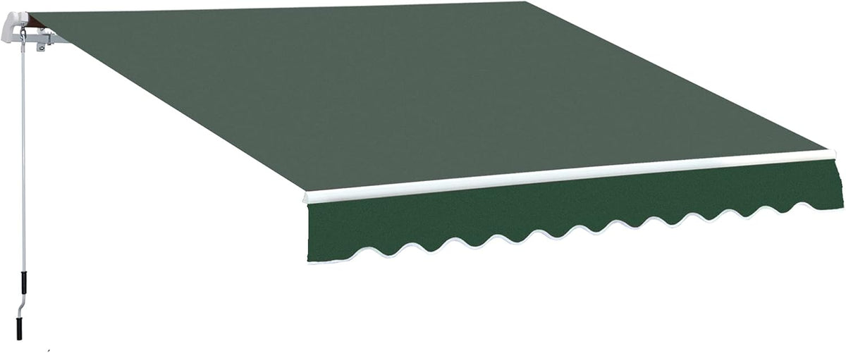 Light Grey Retractable Patio Awning Canopy K458