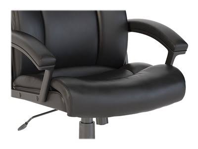 Black Bonded Leather Ergonomic Executive Chair V351