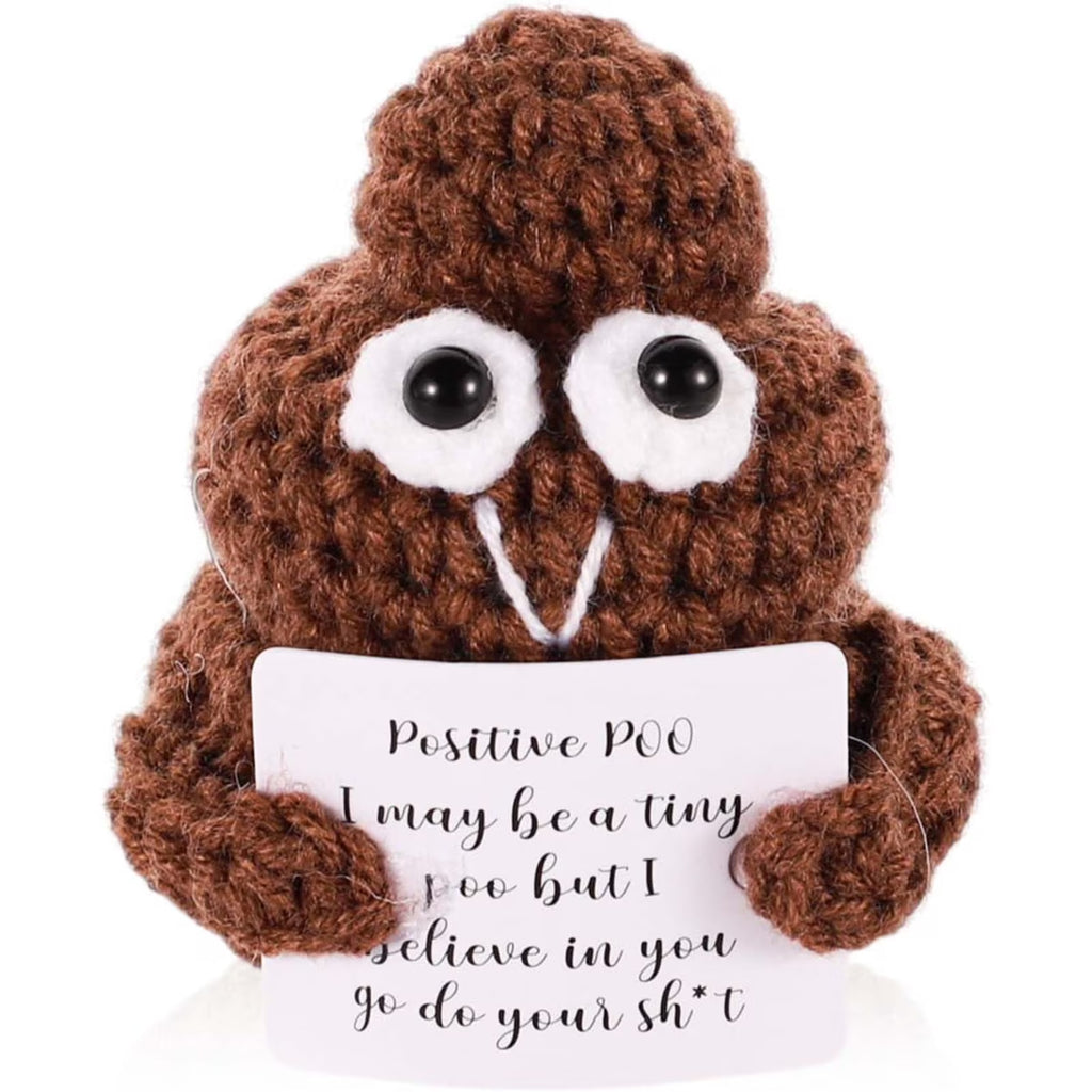 3 Inch Crochet Doll with Positive Cards I557668