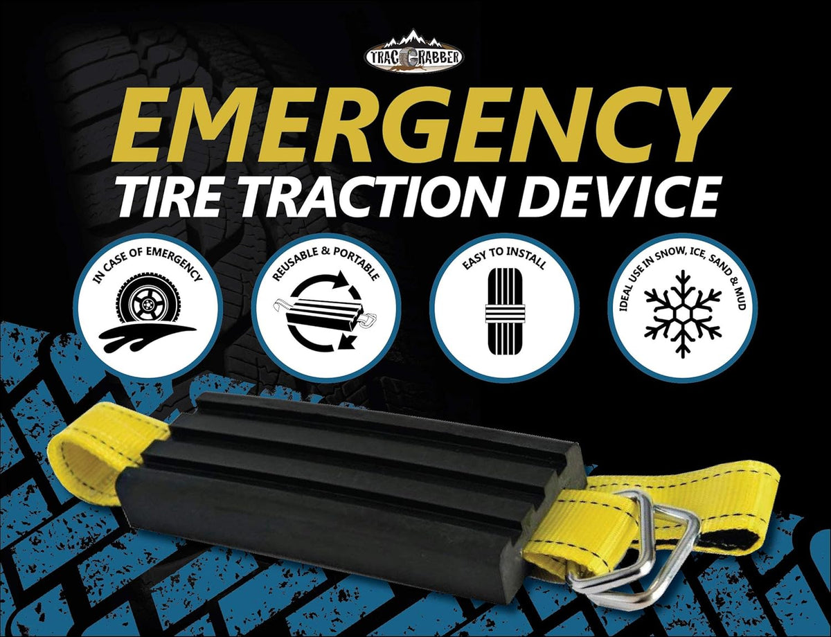 Set of 2 Tire Traction Device for Snow Mud Sand O706