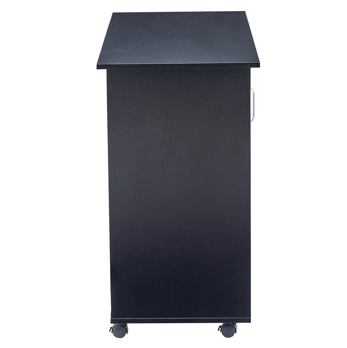 Black Marble MDF Top Side Table with Metal Legs I4929