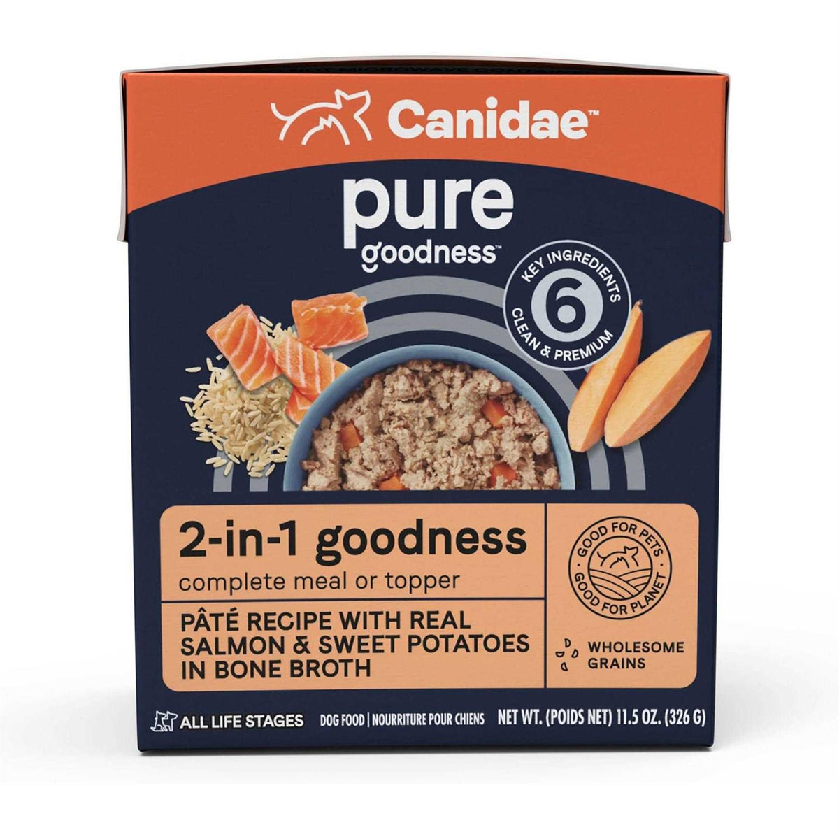 Salmon & Sweet Potatoes Wet Dog Food T601