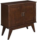 Solid Wood Storage Cabinet in Auburn Brown I63268