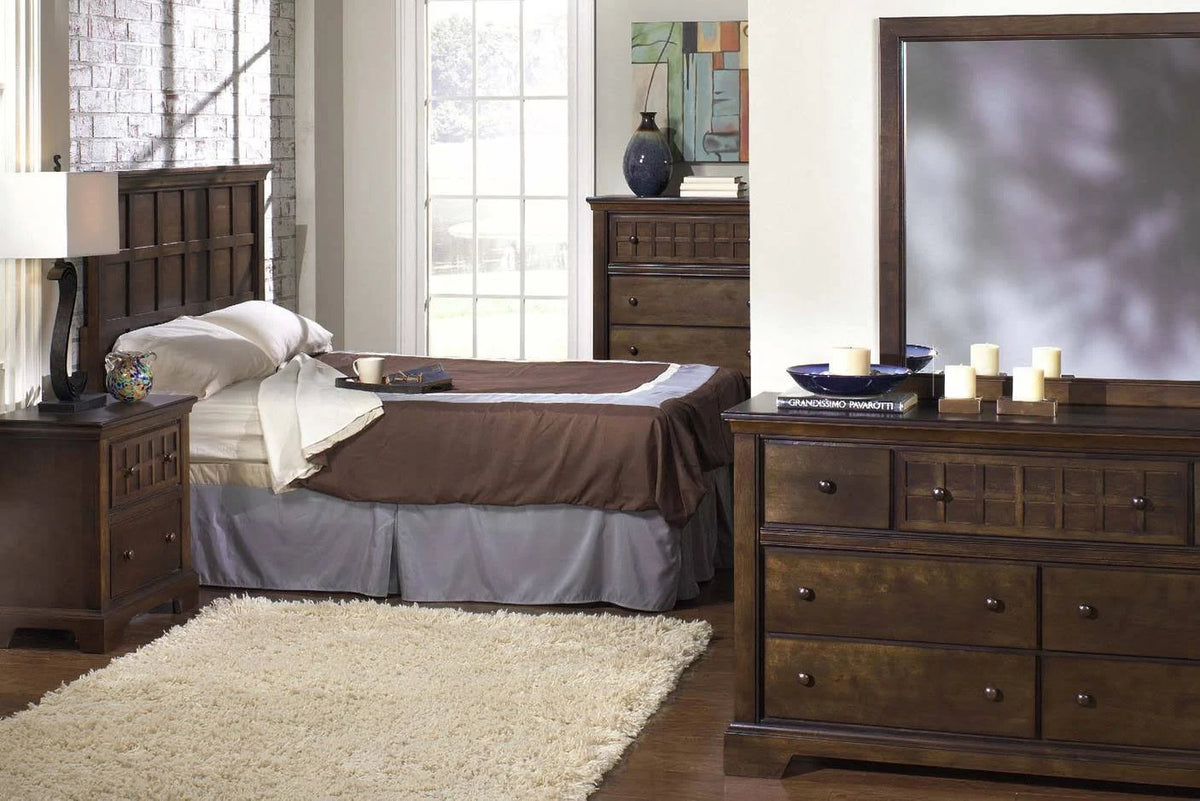 Brown Queen Headboard A10212