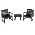 Black 3-Piece Plastic Patio Conversation Set B21583