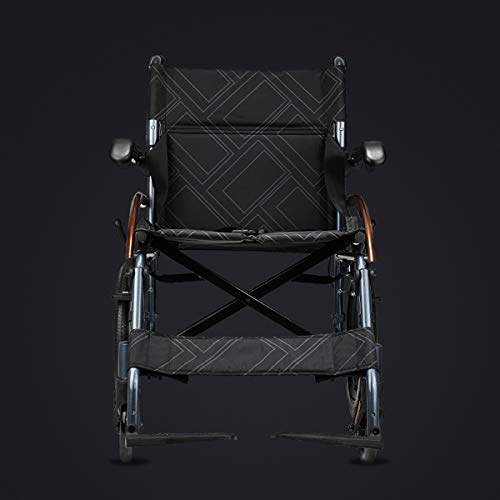 18" Seat 26lbs Magnesium Alloy Self-Propelled Transport Wheelchair P828