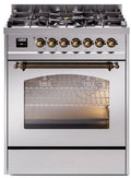 30 Dual Fuel Natural Gas Range in Stainless Steel S48746