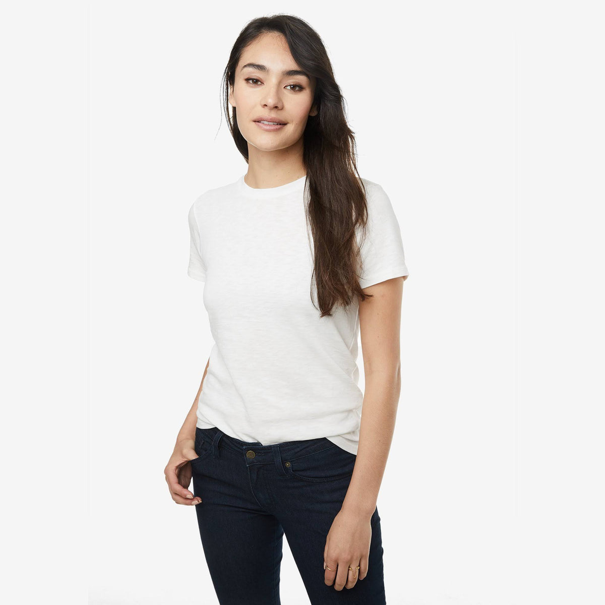 Slub Crew T-Shirt (Size: S) C67918