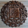 Hand Carved Teak Wood Panel Wall Décor L139281