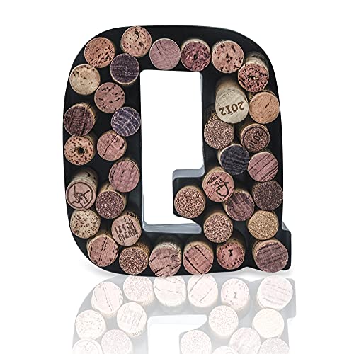 Metal Letter Wine Cork Keepsake Saver & Holder B565927