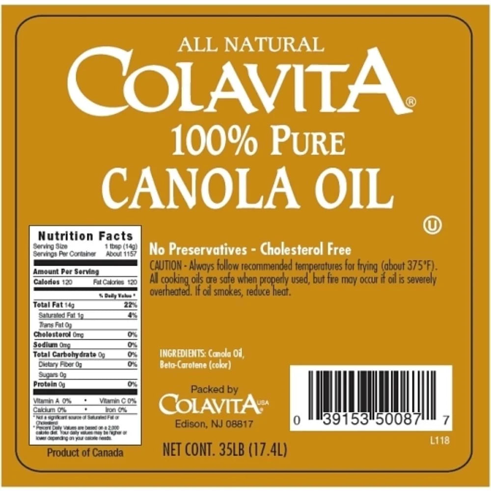 Canola Oil, 35 Pounds Q29383
