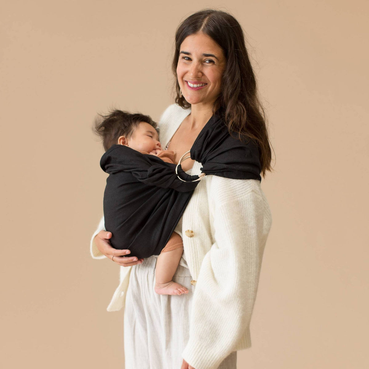 Raven Bronze Ring Sling Baby Carrier X5157