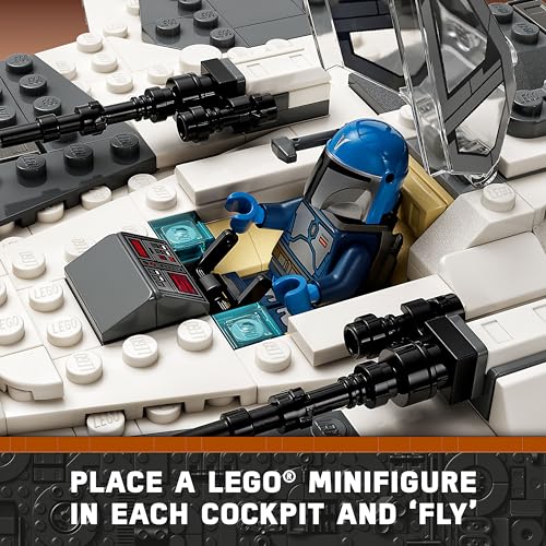 LEGO Star Wars Fang Fighter vs. TIE Interceptor Building Toy Set with 3 Characters Q5156