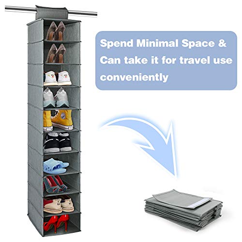 10-Shelf Hanging Shoe Organizer S67885
