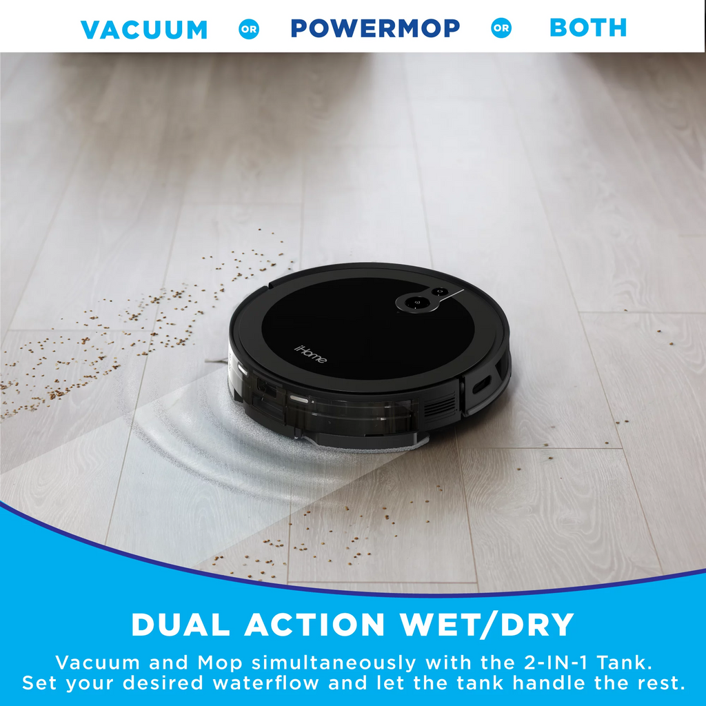 2-in-1 LIDAR Robot Vacuum and Vibrating Mop L343643