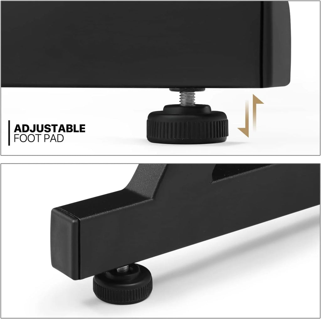 Black 3 Tier Z-Shape Computer Desk T722510