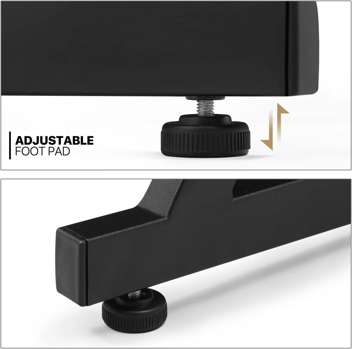 Black 3 Tier Z-Shape Computer Desk T722510