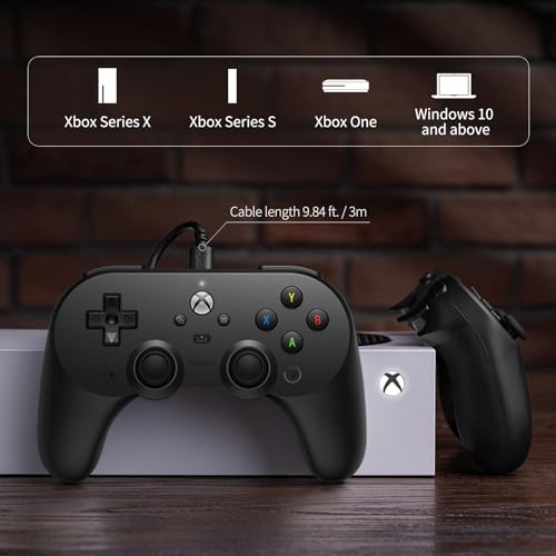 Black Wired Controller with Hall Effect Joysticks Q34573