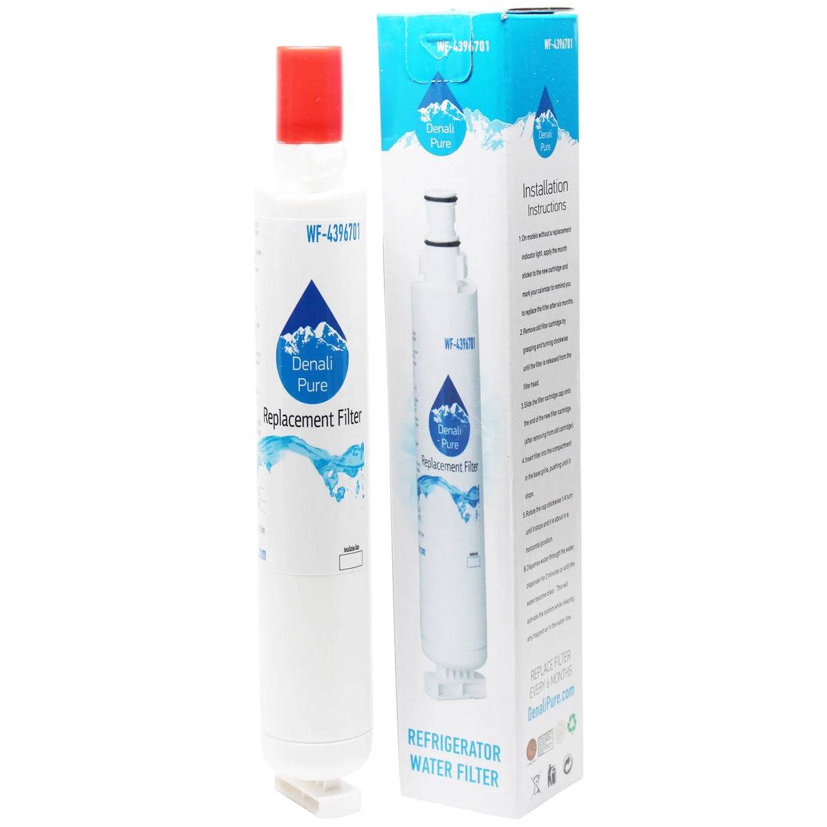 2-Pack Replacement Refrigerator Water Filter Cartridge P343