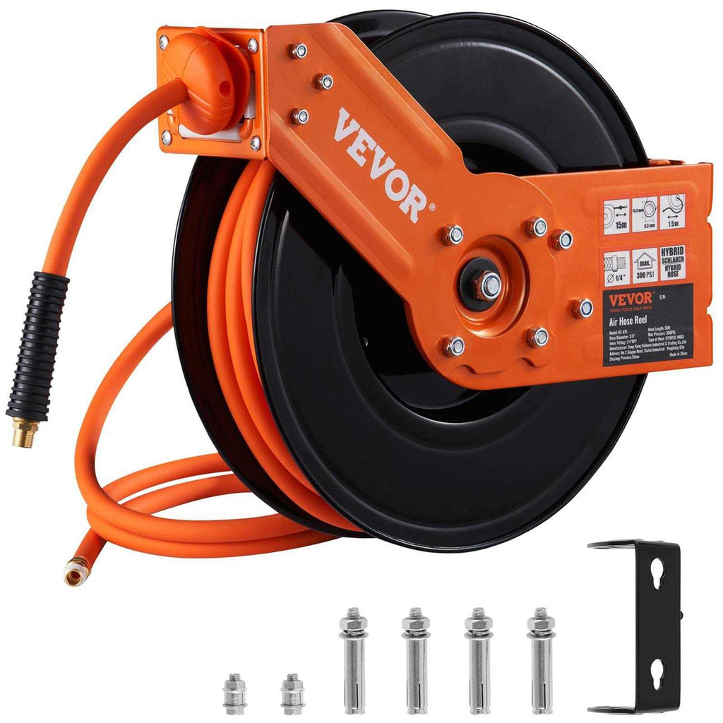 3/8 in x 50 ft Hybrid Air Hose Reel O4006