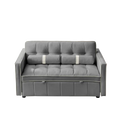 55.5" Pull Out Sleep Sofa Bed 2 Seater Loveseat Couch K229550