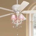 Chandelier Ceiling Fan with Light Kit LED Dimmable Y978275