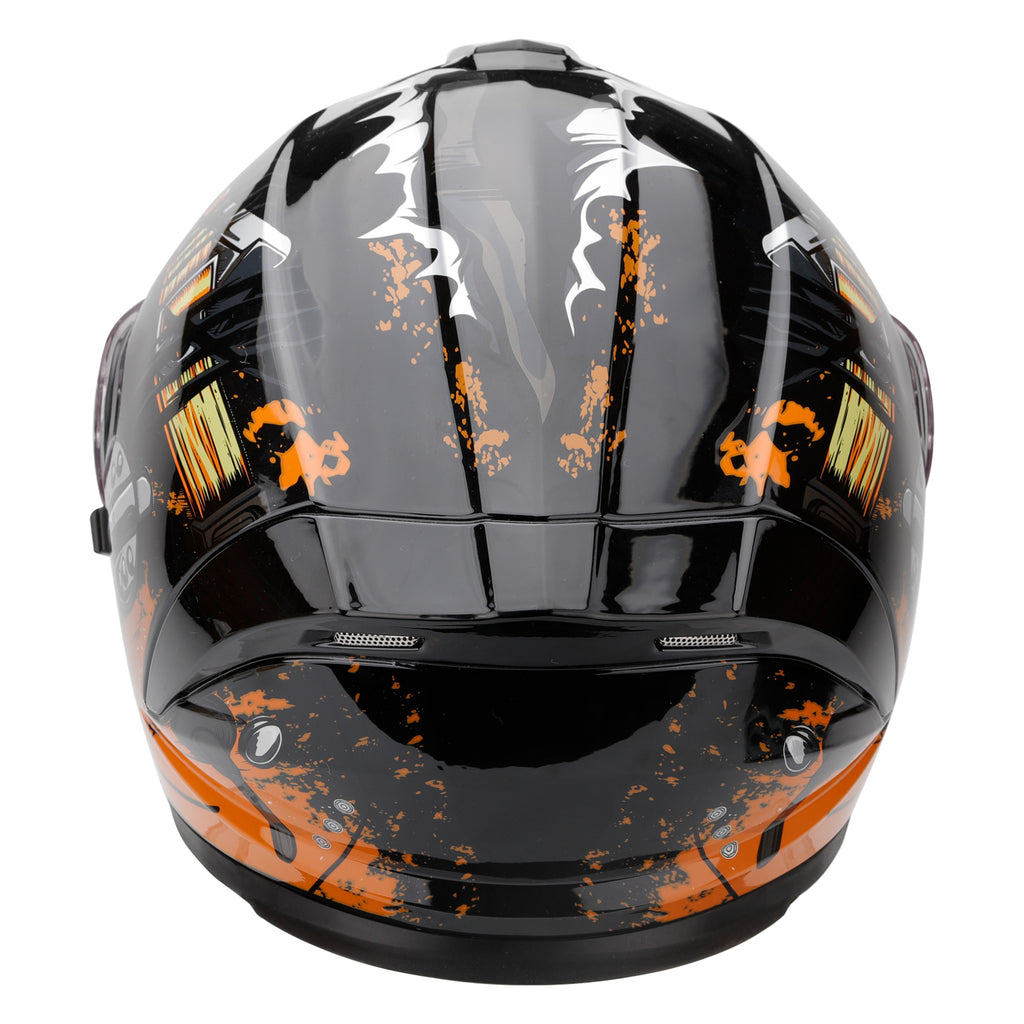 Dual Visor Full Face Flip Motorcycle Helmet D13742
