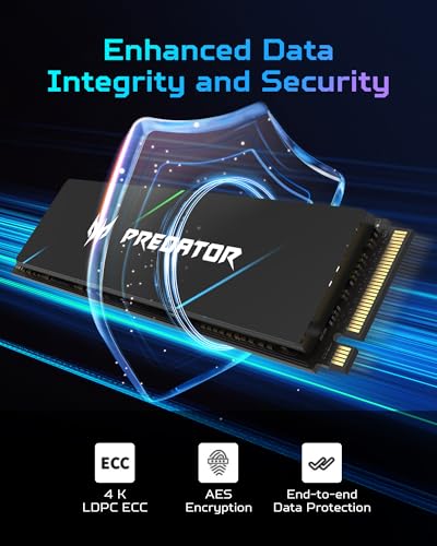 M.2 SSD 2TB NVMe PCIe Gen4×4 Internal SSD U7351