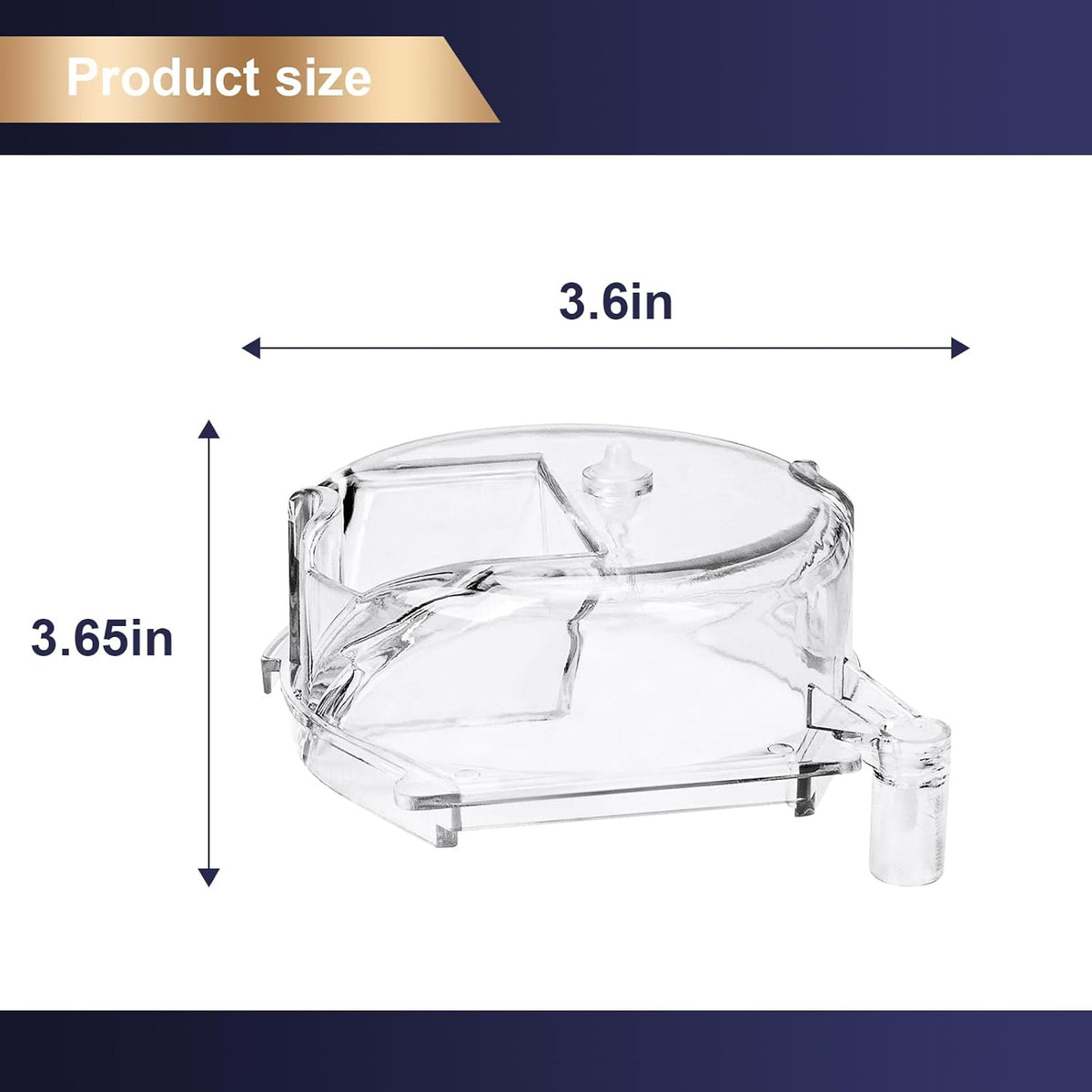 Clear Replacement Grinder Assembly Lid V400