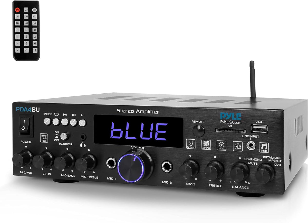 Wireless Bluetooth 200W Multi-Channel Home Stereo Amplifier J336