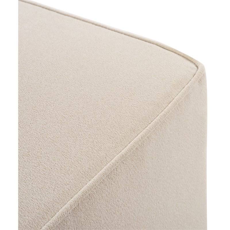 Cream Gliding Ottoman S35284