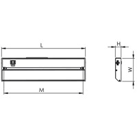 22 inch LED Undercabinet Light in Oil-Rubbed Bronze L117367