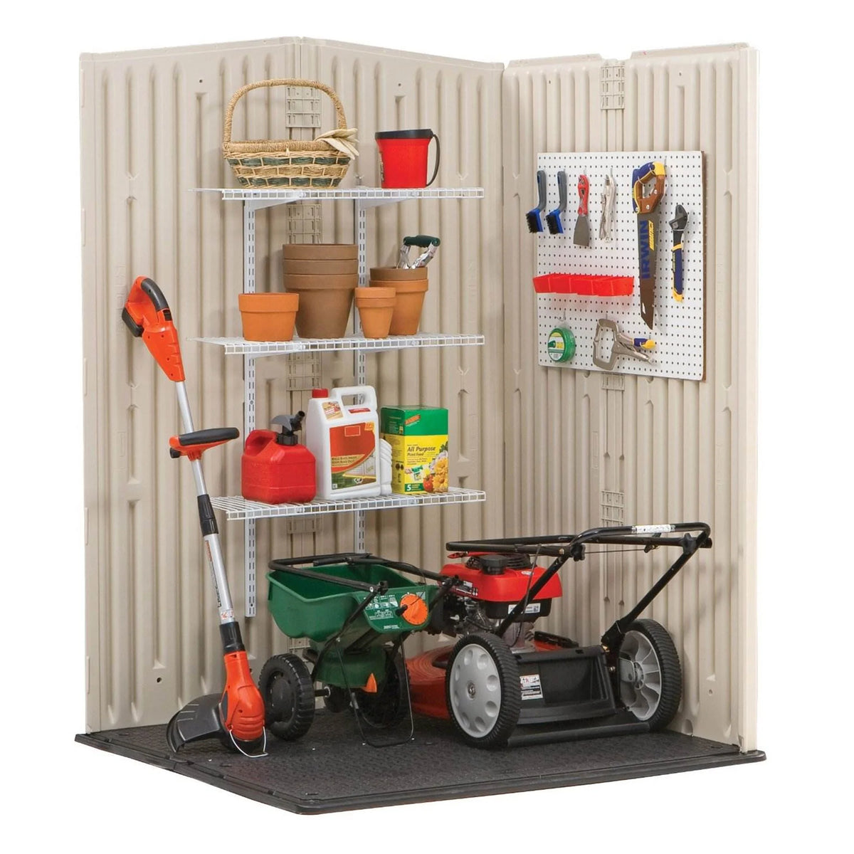 Medium Vertical Resin Storage Shed L10036